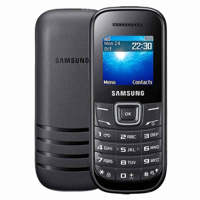Samsung Guru 1200 GT-E1200 Keypad Phone - Black