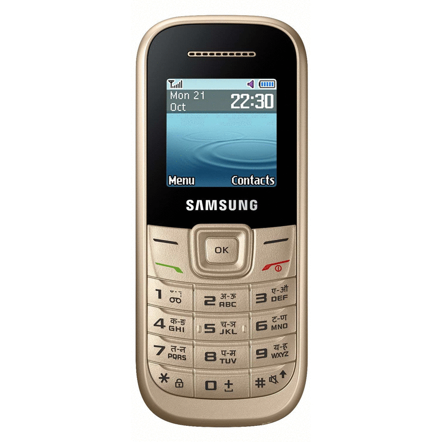 Samsung Guru 1200 GT-E1200 Keypad Phone - Gold