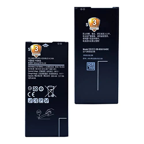 Compatible Battery For Samsung Galaxy J7 MAX | ON7-2016 | J4 PLUS EB-BG610ABE | SM-G615F