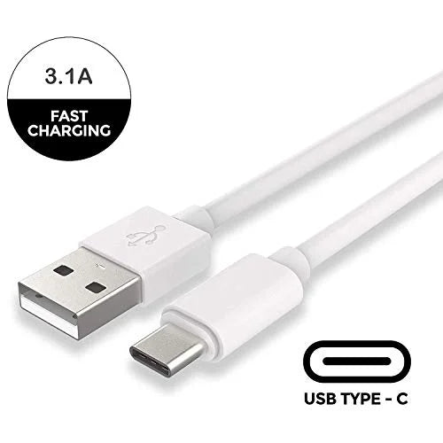 OPPO 2 Amp Original Fast Charge Adapter With 1 Meter USB Type C Charging Cable