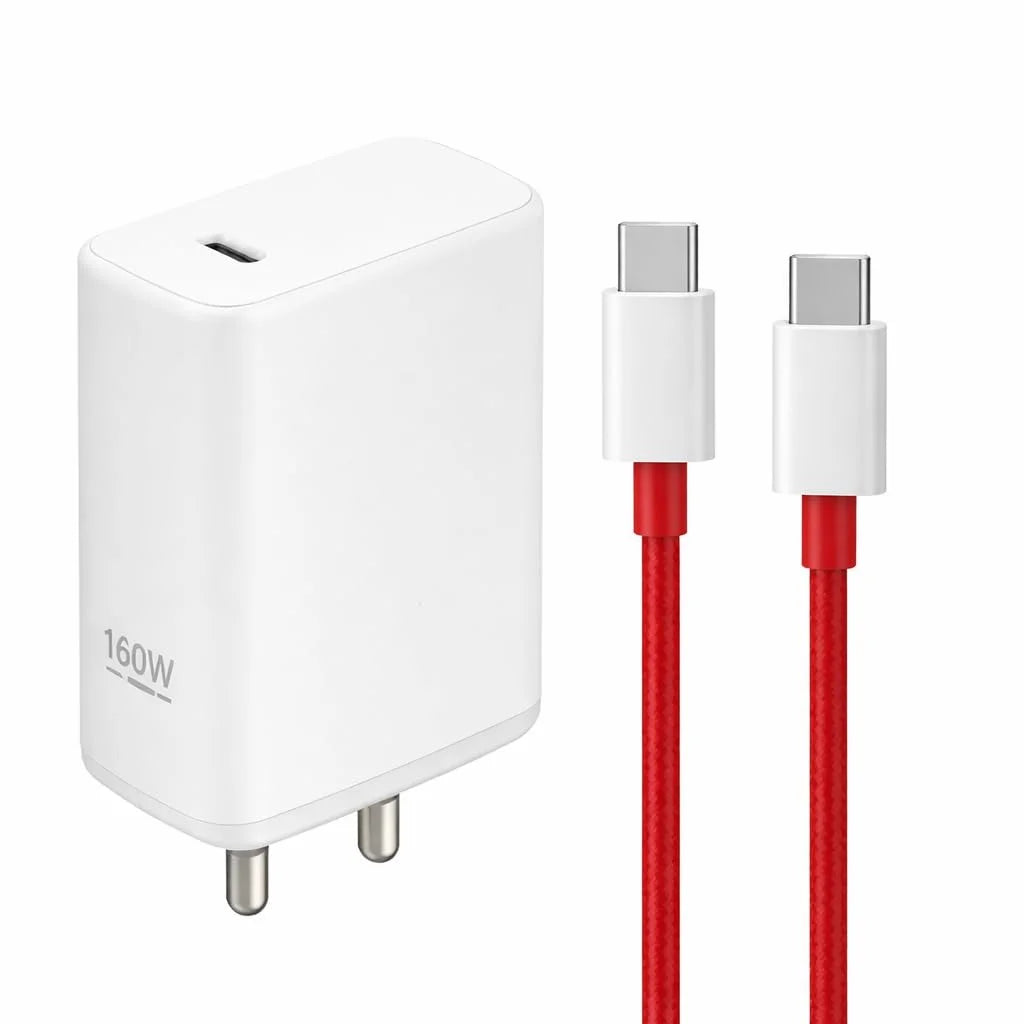 Vivo 160W FlashCharge Power Adapter with USB to Type – C Cable