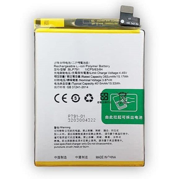 Original BLP791 Compatible Battery For OPPO F17 Pro Battery BLP791