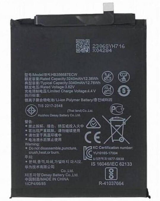 Compatible Original For Honor 7X / HB356687ECW  Battery 3340mAh Genuine