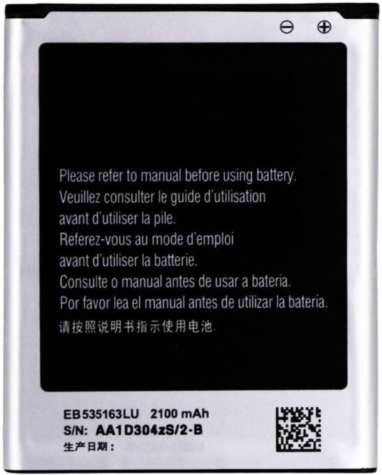 Original EB-L1G6LLU Compatible Battery For Samsung GALAXY S3 / i9300 / 2100mAh Genuine Battery