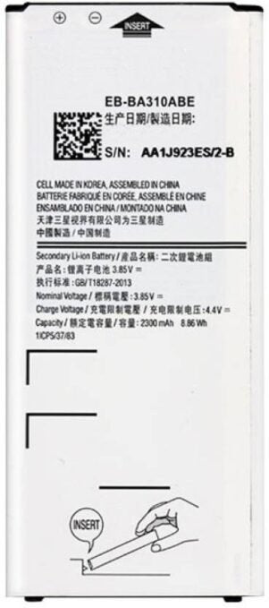 Original Compatible Battery For SAMSUNG Galaxy A3 (2016) 4G / EB-BA310ABE / EBBA310ABE 2300mAh Genuine Battery