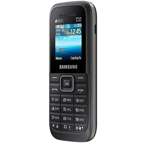 Samsung Guru FM Plus SM-B110E/D Keypad Mobile Phone - Black
