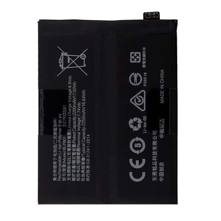 OnePlus BLP801 Battery Compatible for OnePlus 8T - (4500mAh)