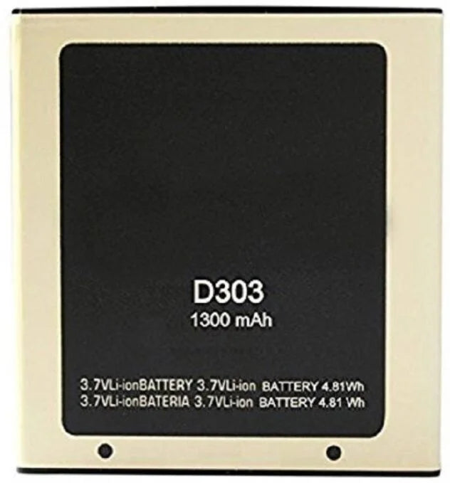 Original D303 Compatible Battery For Micromax Bolt 1300mAh Genuine Battery