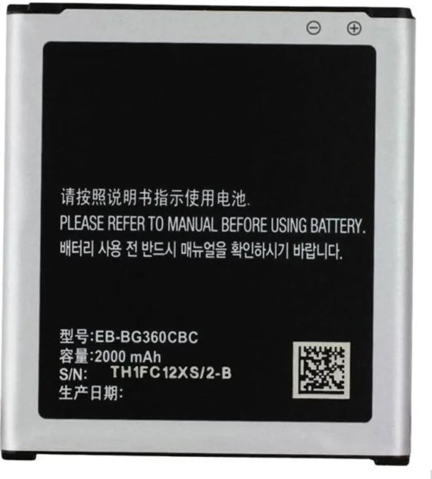 Original EB-BG360CBU Compatible Battery For Samsung Galaxy Core Prime / Samsung Galaxy J2 / G360 / G361 / G3608 / EB-BG360CBU 2000mAh Genuine Battery