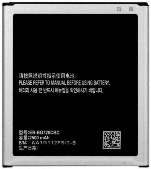 Original Compatible Battery For SAMSUNG Galaxy Grand Max SM-G7202/D G7202 / G720 2500mAh Genuine Battery