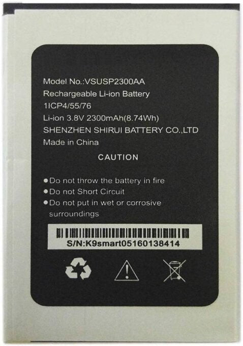 Battery For Karbon K9 smart 2300mAh Genuine Battery