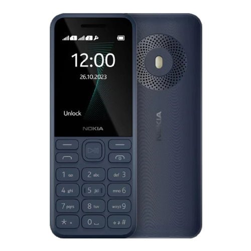Nokia 130 Dual Sim | Built-in Powerful Loud Speaker with Music Player and Wireless FM Radio | Dedicated Music Buttons | Big 2.4 Display - Blue