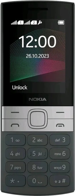 Nokia 150 Dual SIM Premium Keypad Phone | Rear Camera, Long Lasting Battery Life, Wireless FM Radio & MP3 Player and All-New Modern Premium Design