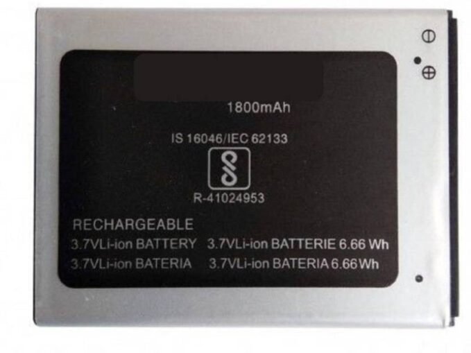 Original Q4101 Compatible Battery For Micromax Vdeo 2 1800mAh Genuine Mobile Battery