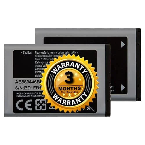 AB553446BUCINU Battery Compatible with Samsung Galaxy B100 B2100 C3300K C5212 E1110 i320 M110 L258 (1000 mAh)