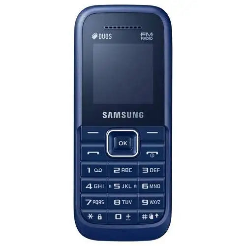 Samsung Guru FM Plus SM-B110E/D Keypad Mobile Phone - Blue