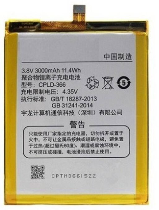 Compatible Original For Coolpad Cool One CPLD-407/ CPLD 407 Battery 4000mAh Genuine