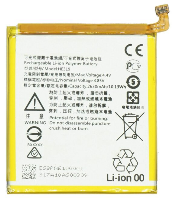 Original Compatible Battery For Nokia 3 / HE319 / HE 319 / TA-1020 / 1038 / 1028 / 1032 2630mAh Genuine Battery