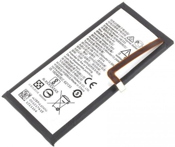 Compatible Battery For Nokia 8 Sirocco / HE333 Battery  3180mAh