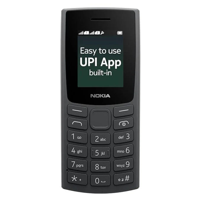 Nokia All-New 105 Dual Sim Keypad Phone with Built-in UPI Payments, Long-Lasting Battery, Wireless FM Radio