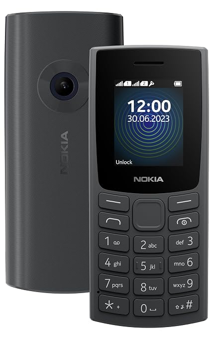 Nokia 110 Dual Sim, Keypad Mobile with Wireless FM Radio, Bluetooth and Rear Camera
