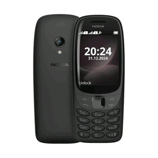 Nokia 6310 Dual SIM Keypad Phone with a 2.8” Screen, Wireless FM Radio and Rear Camera with Flash