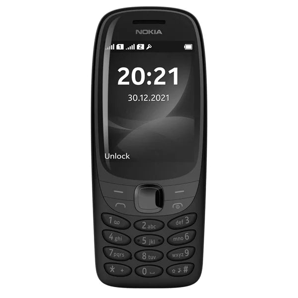 Nokia 6310 Dual SIM Keypad Phone with a 2.8” Screen, Wireless FM Radio and Rear Camera with Flash