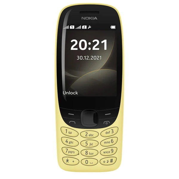 Nokia 6310 Dual SIM Keypad Phone with a 2.8” Screen, Wireless FM Radio and Rear Camera with Flash