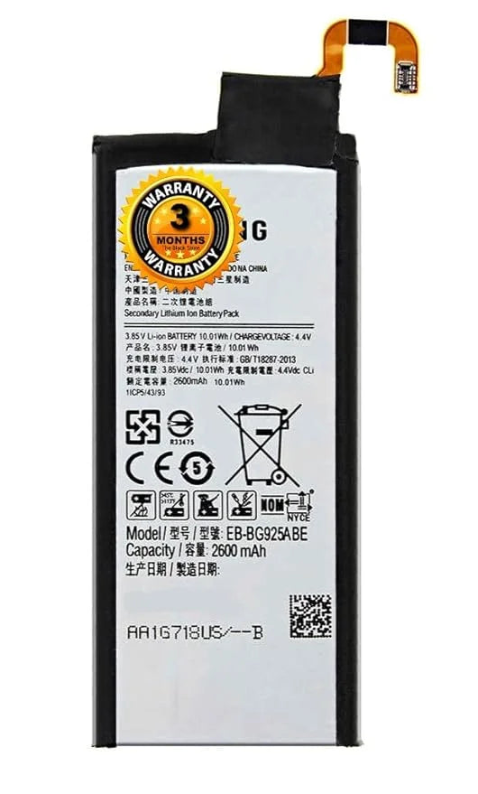 BG925ABE-2600mAh Battery Compatible with Samsung S6 Edge G925 G925F G925A G925i