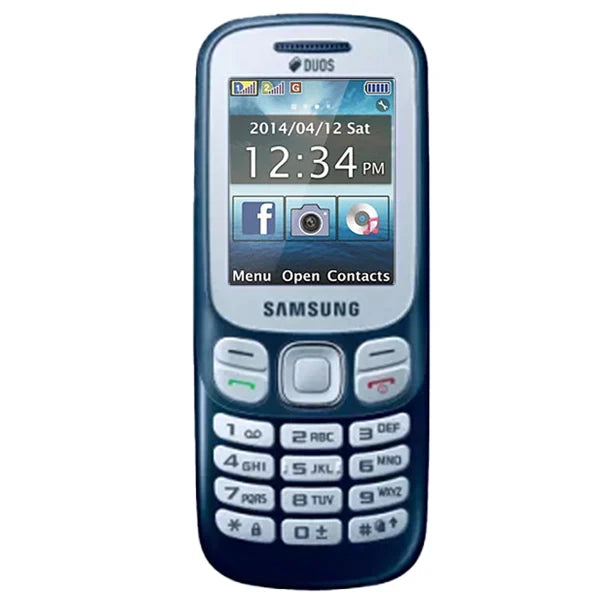 Samsung B313E Keypad Camera Mobile Phone - Blue