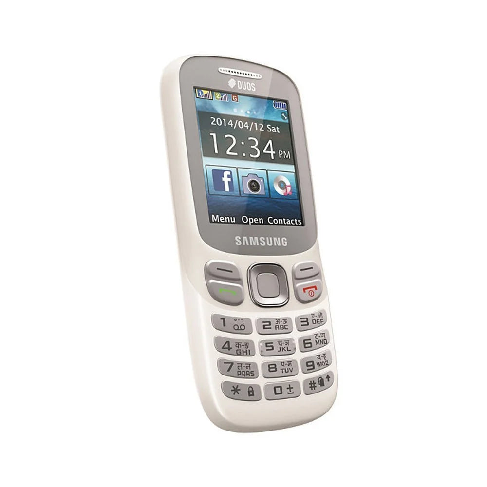 Samsung B313E Keypad Camera Mobile Phone - White