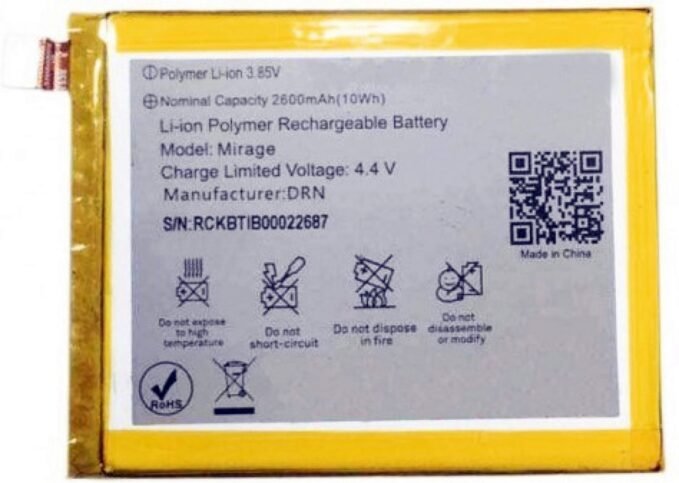 Original Compatible Battery For LYF Water 6 / TBT5728 2920mAh Genuine Battery