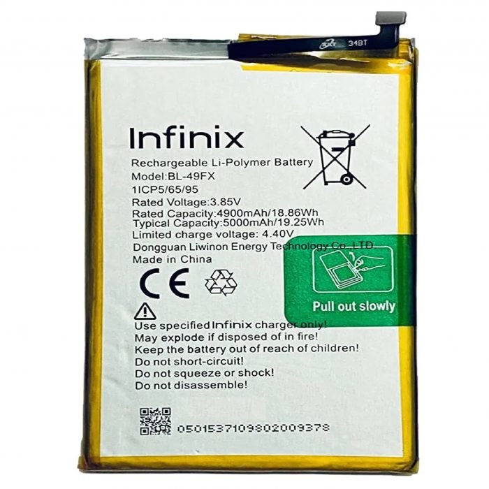 BL-49FX Battery for Infinix Hot 8 X650C X650B X650D (5000 mAh)